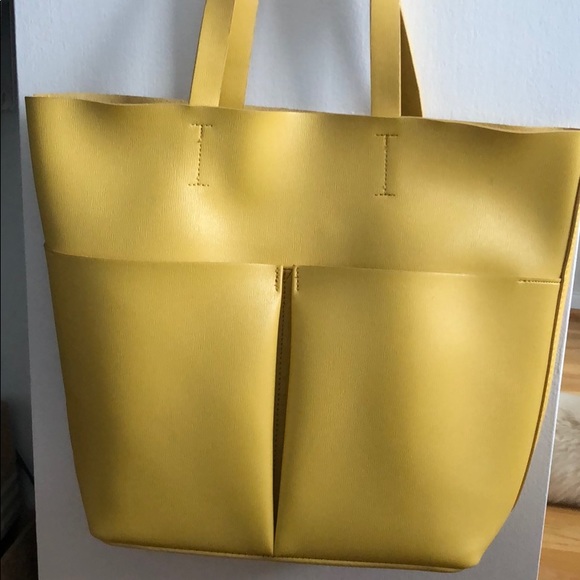 neiman marcus yellow tote